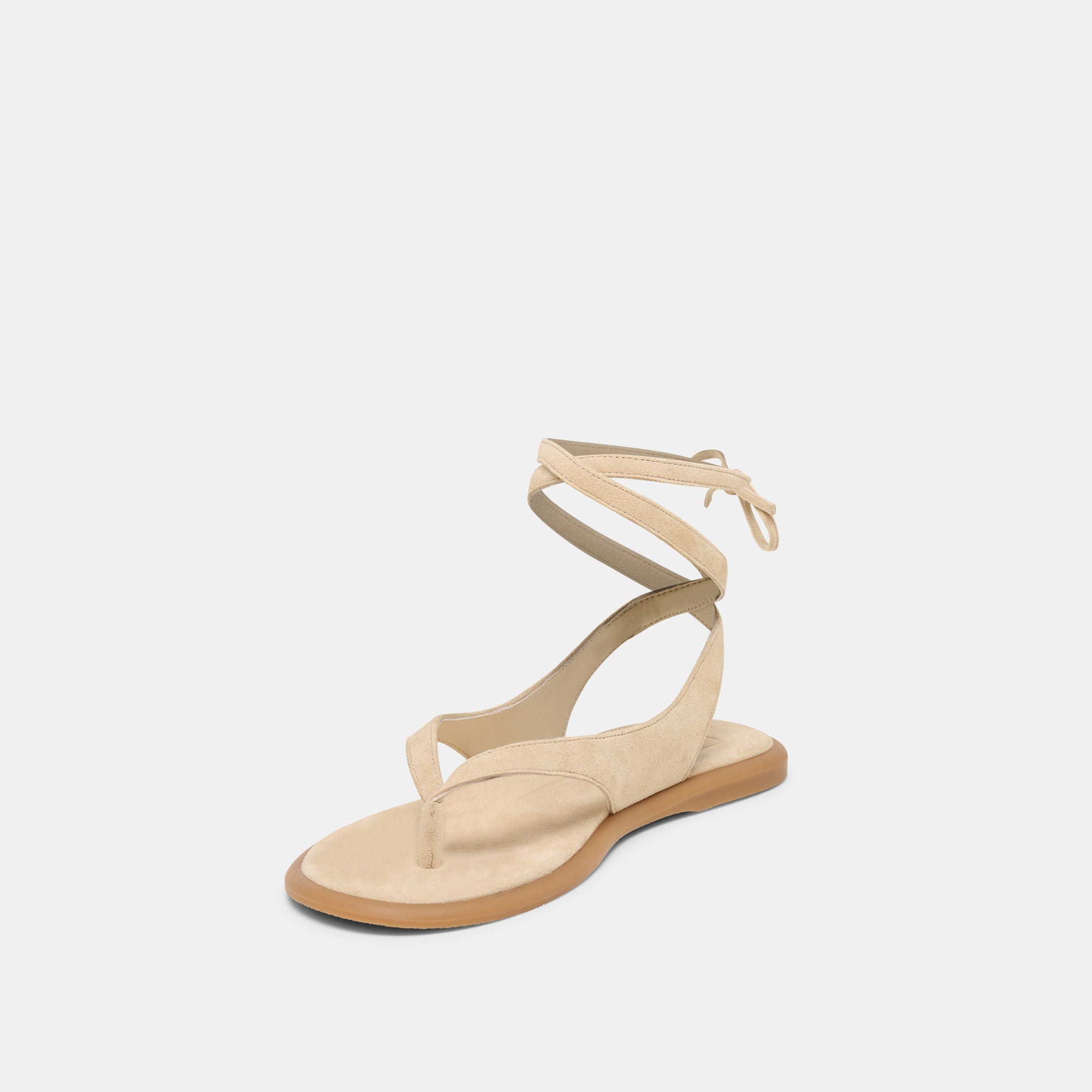Jayden Almond Suede Sandals / Dolce Vita