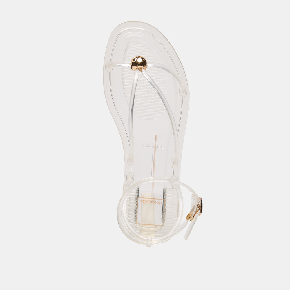 Kenley Vinyl Crystal Jelly Sandals / Dolce Vita