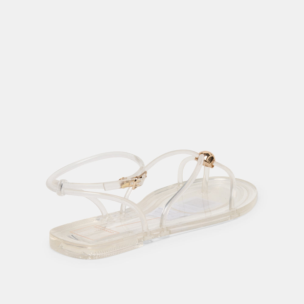 Kenley Vinyl Crystal Jelly Sandals / Dolce Vita