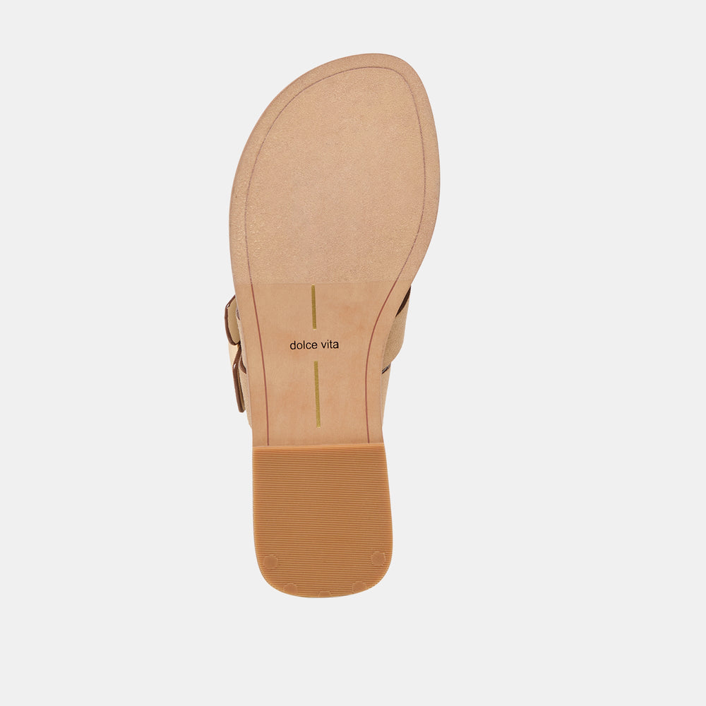 Shore Camel Suede Sandals / Dolce Vita