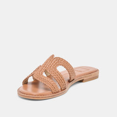 EMON Caramel Stella Slide Open-Toe Sandals / Dolce Vita