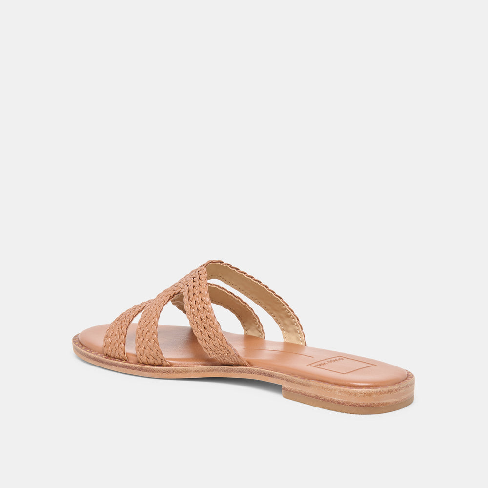 EMON Caramel Stella Slide Open-Toe Sandals / Dolce Vita