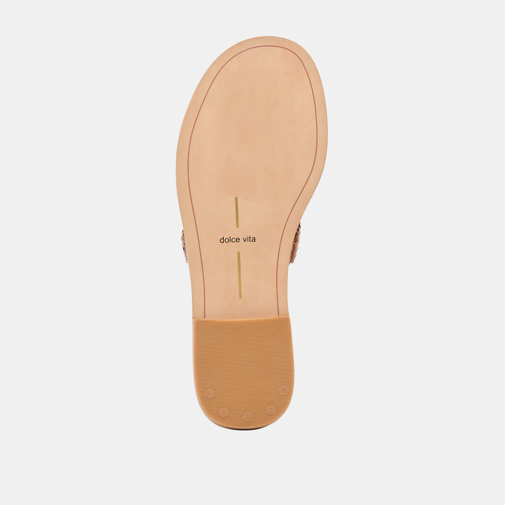 EMON Caramel Stella Slide Open-Toe Sandals / Dolce Vita