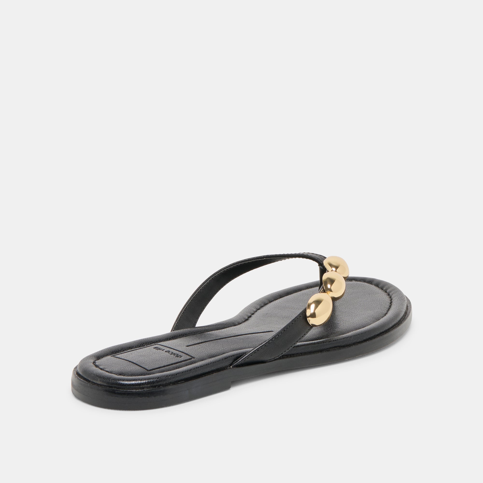 Juny Black Leather Sandals / Dolce Vita