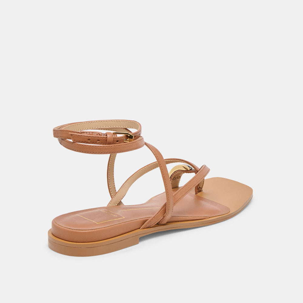 Tyrice Espresso Leather Sandals / Dolce Vita