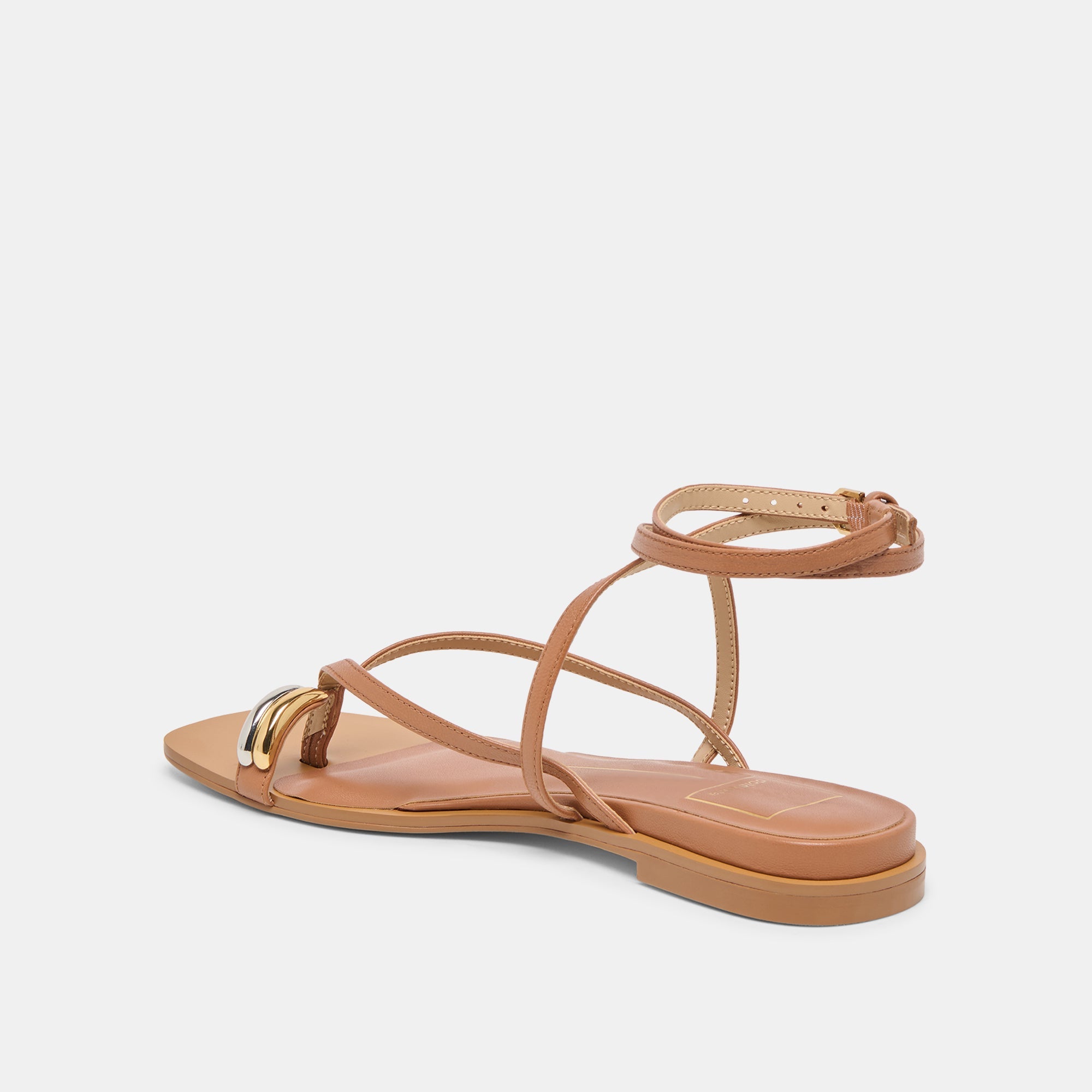 Tyrice Espresso Leather Sandals / Dolce Vita