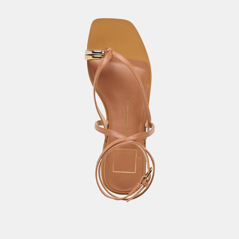 Tyrice Espresso Leather Sandals / Dolce Vita