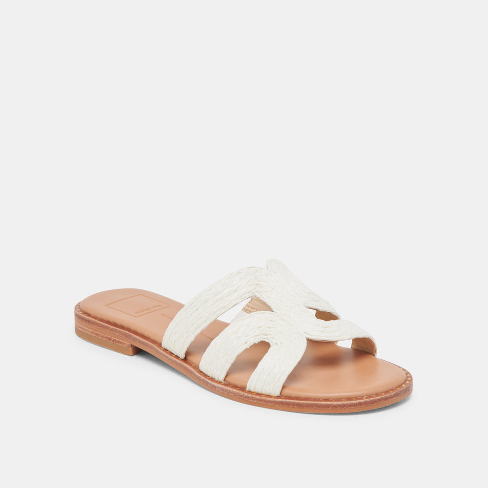 EMON SANDALS WHITE RAFFIA
 – Dolce Vita / Dolce Vita