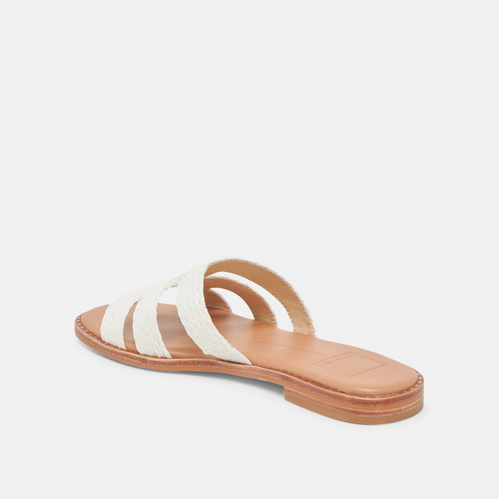 EMON SANDALS WHITE RAFFIA
 – Dolce Vita / Dolce Vita