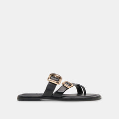 Shore Black Leather Sandals / Dolce Vita