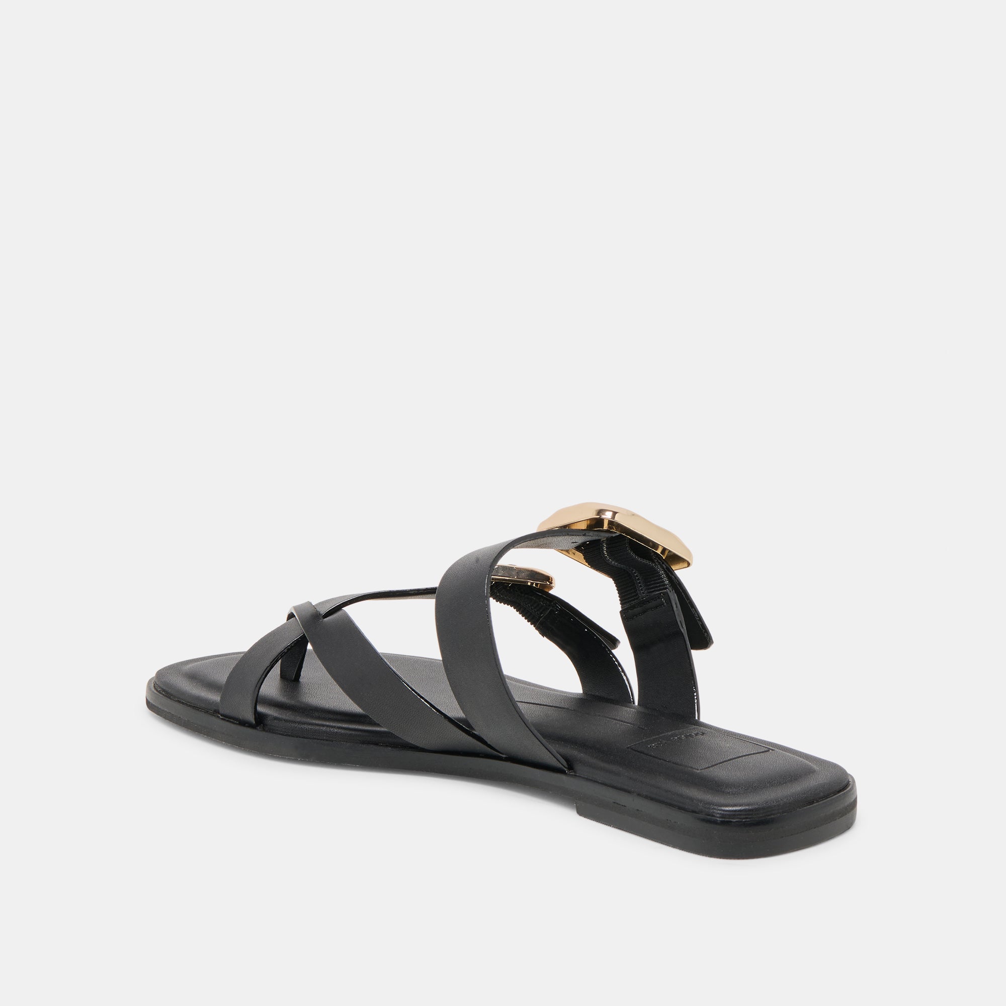 Shore Black Leather Sandals / Dolce Vita