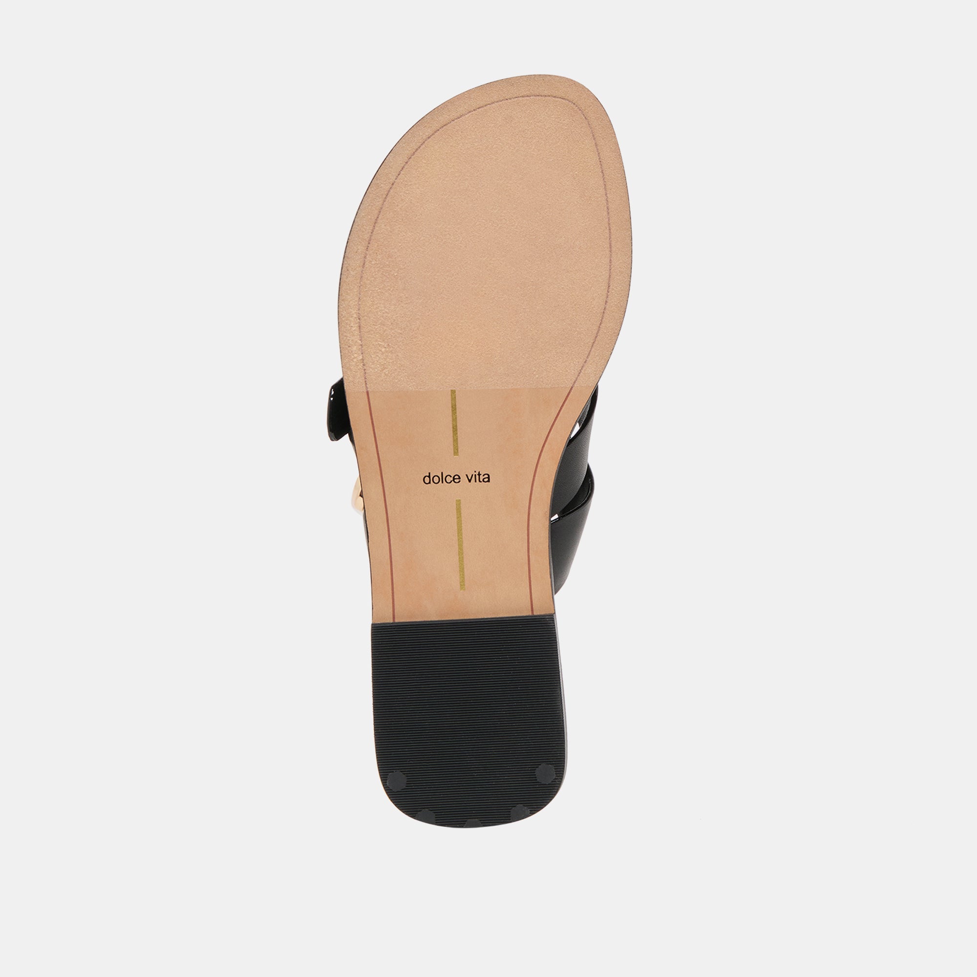 Shore Black Leather Sandals / Dolce Vita