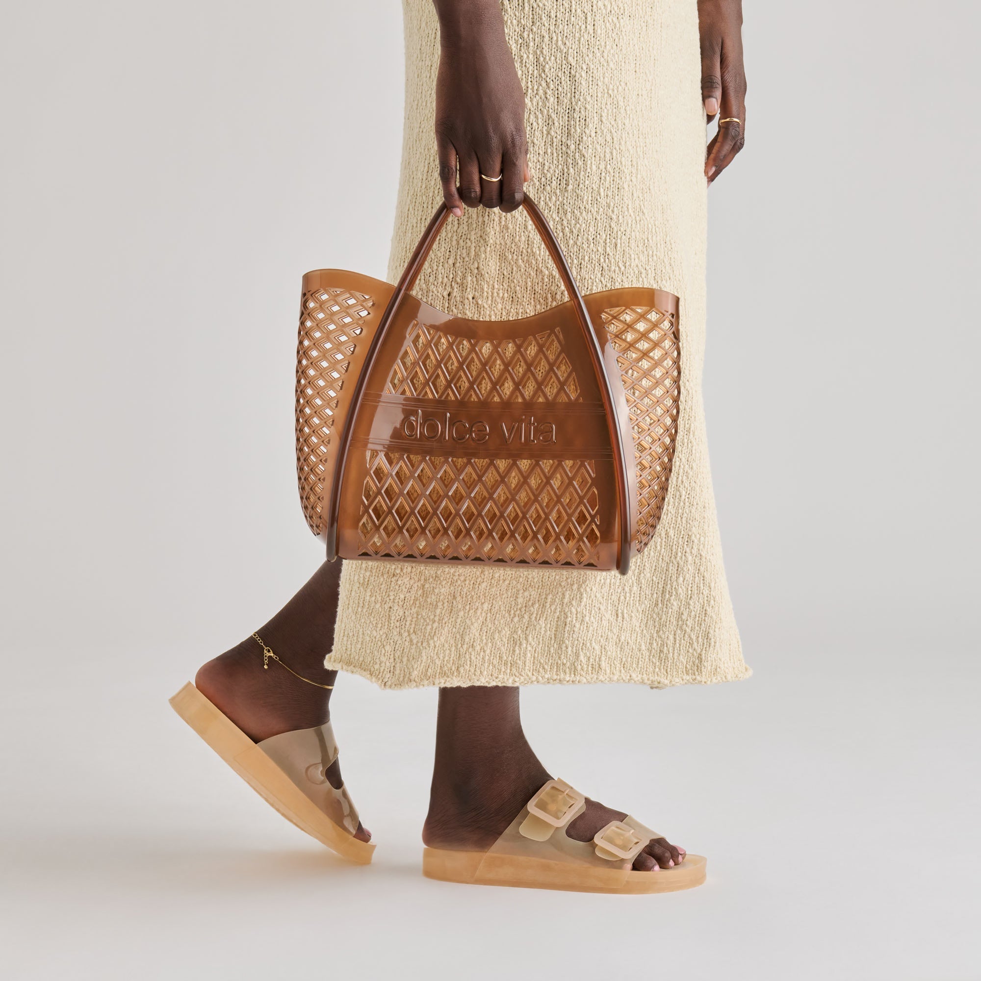 Julio Praline Vinyl Sandals / Dolce Vita