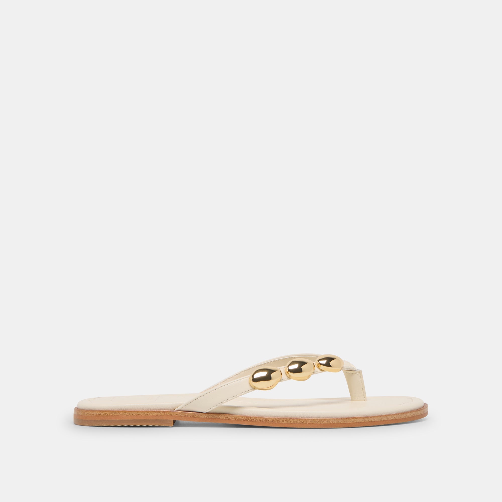 Juny Off White Leather Sandals / Dolce Vita