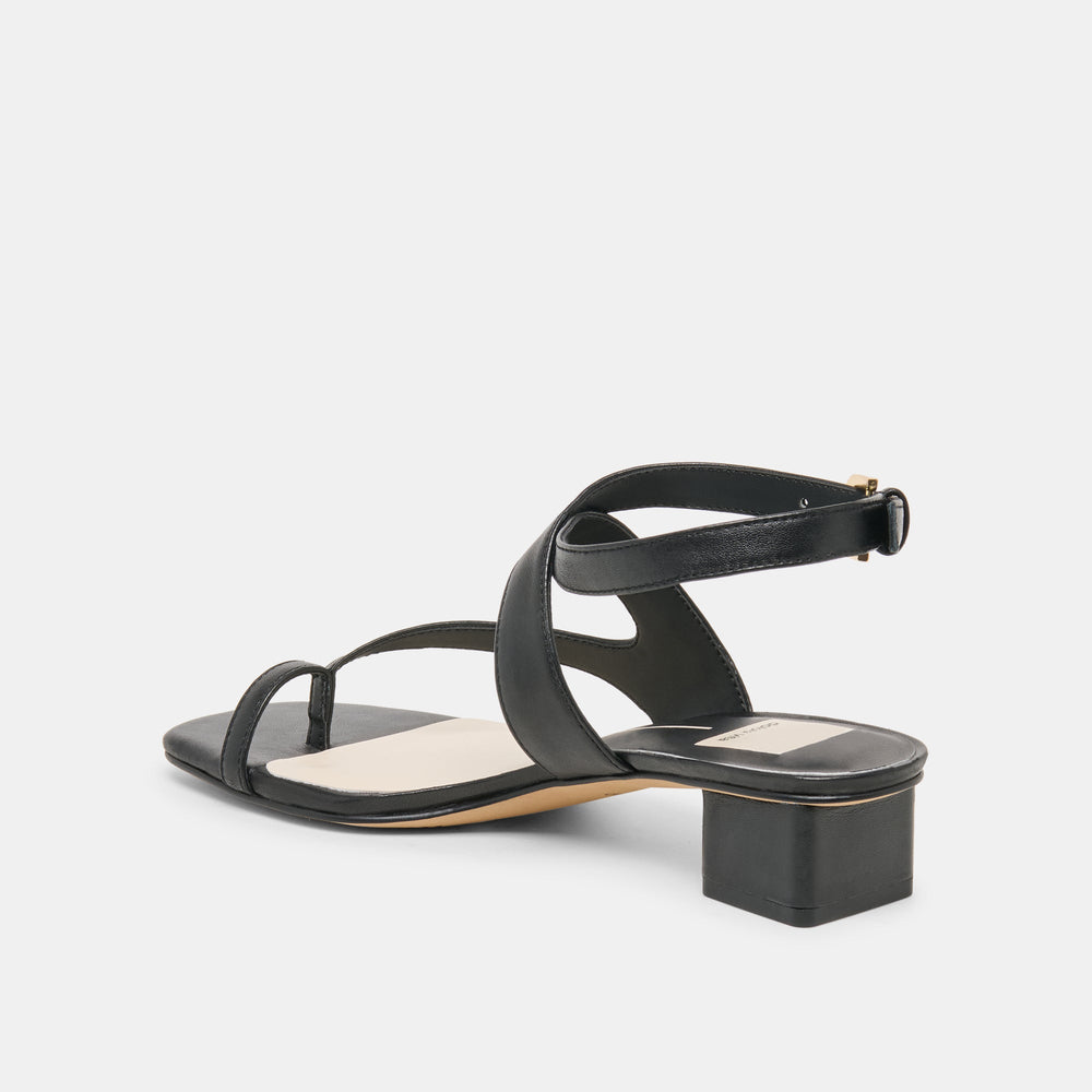 Kameo Black Leather Heels / Dolce Vita