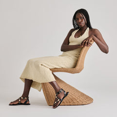 Jayde Black Leather Sandals / Dolce Vita