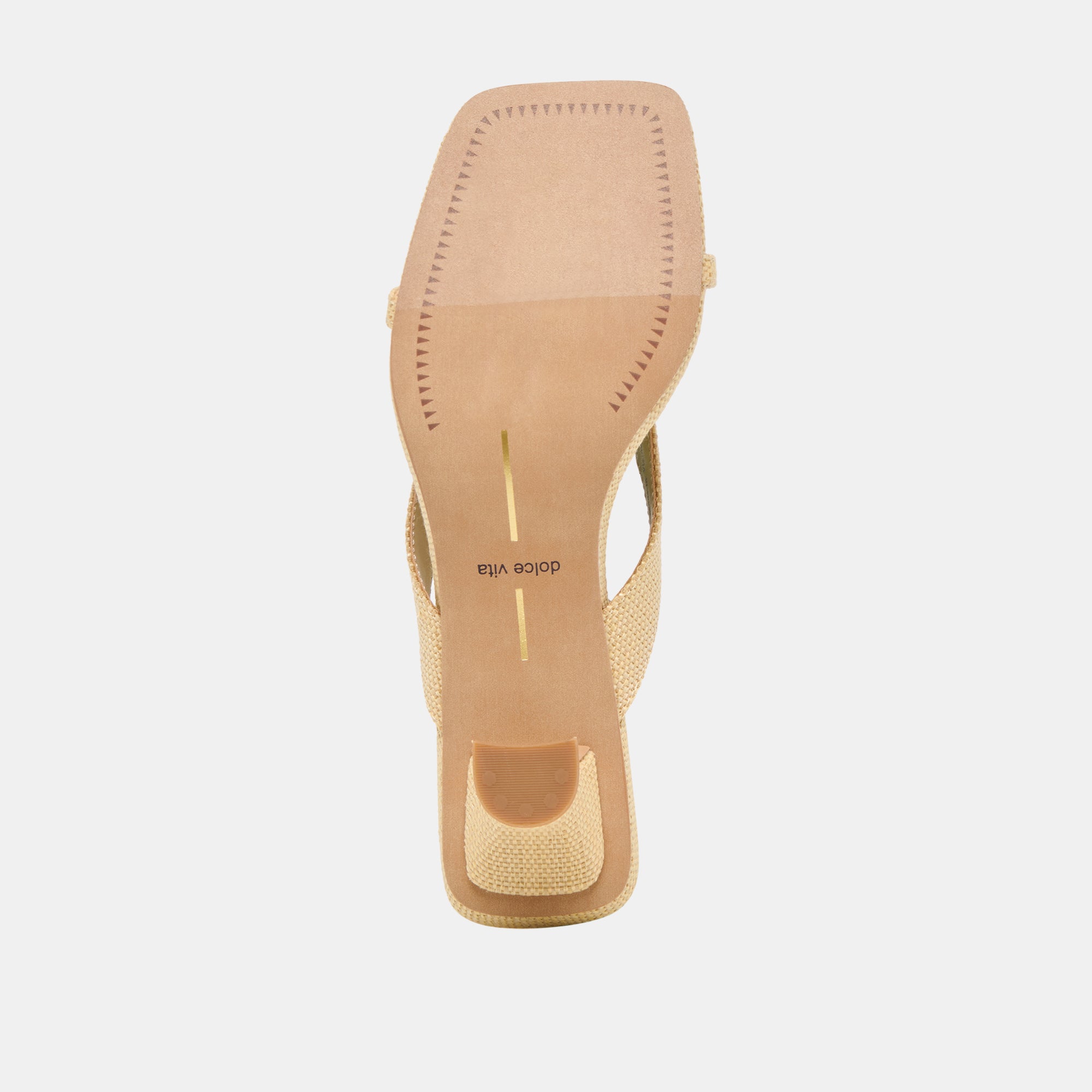 Brevel Natural Raffia Heels / Dolce Vita