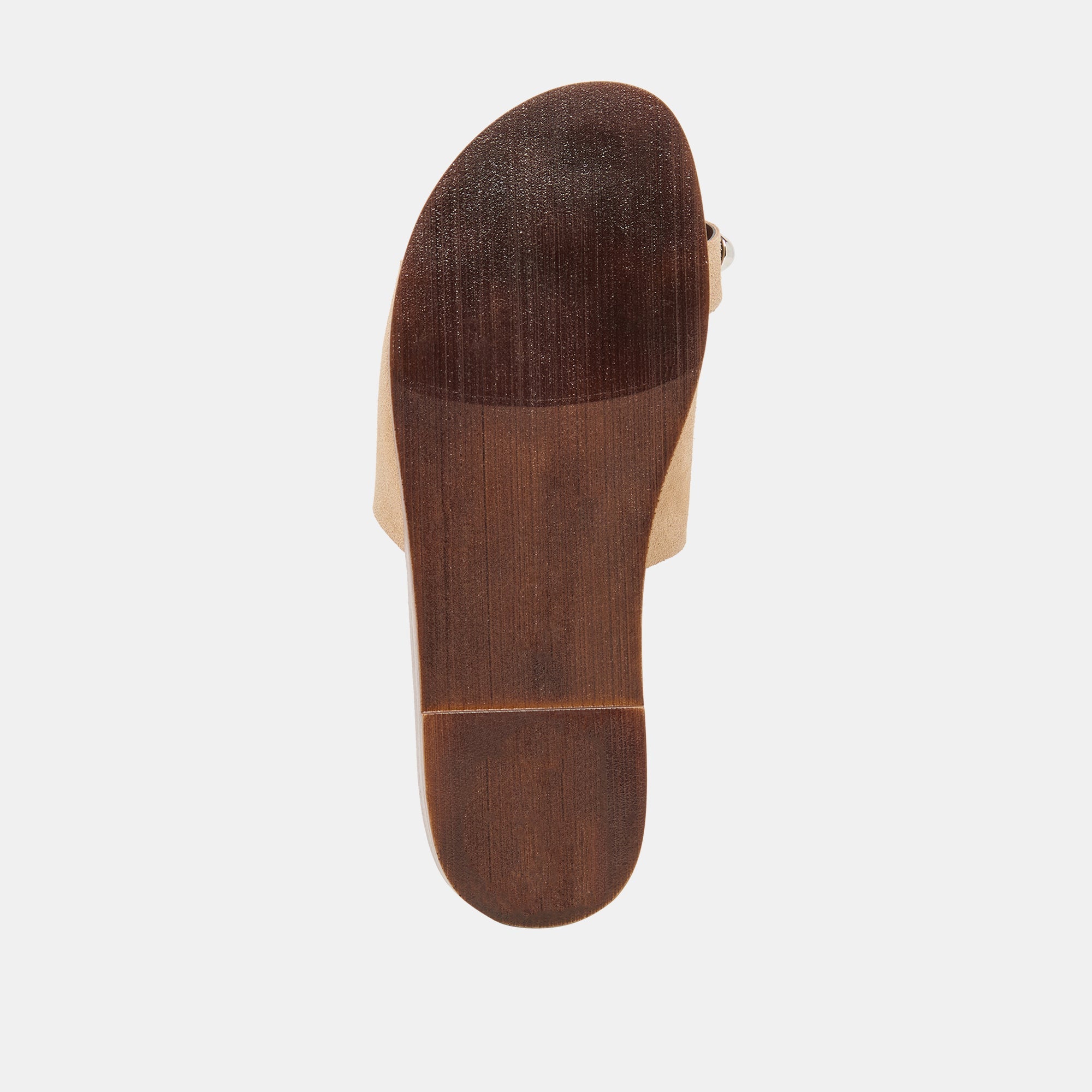 MOXY Sand Suede Metal Detail Open-Toe Sandals / Dolce Vita
