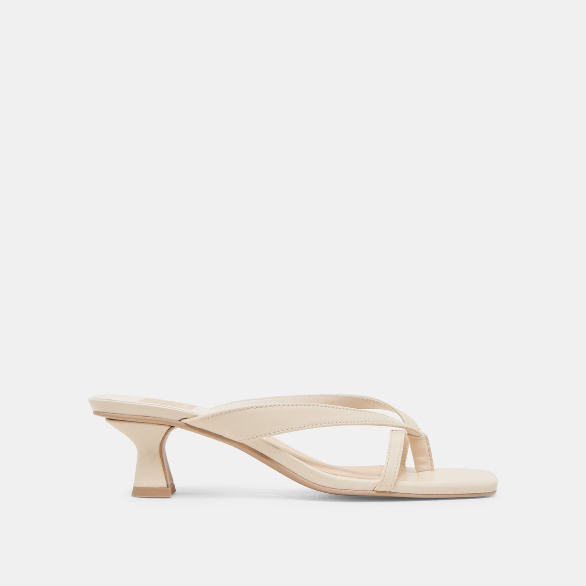 Brevel Wide Bone Leather Heels / Dolce Vita