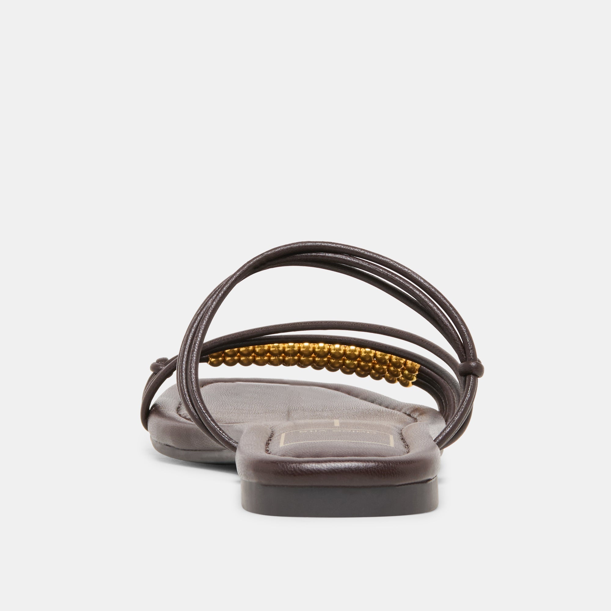 LYNDEE BEAD Espresso Stella Strappy Open-Toe Sandals / Dolce Vita