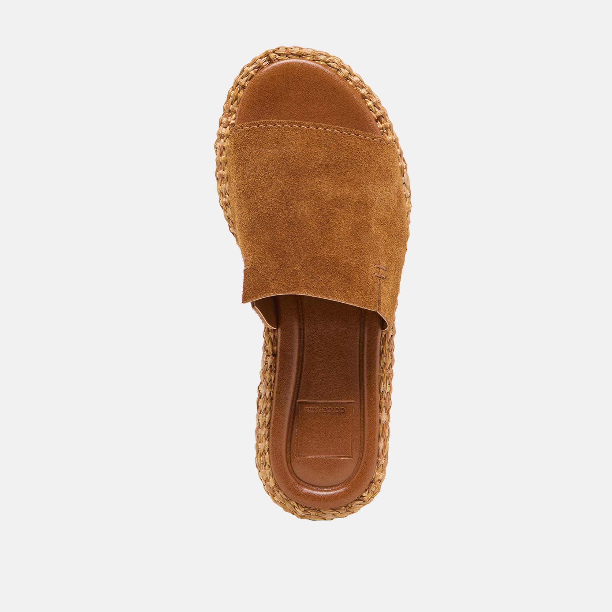 Ridge Chestnut Suede Sandals / Dolce Vita