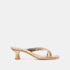 BREVEL HEELS GOLD DISTRESSED LEATHER
 – Dolce Vita / Dolce Vita