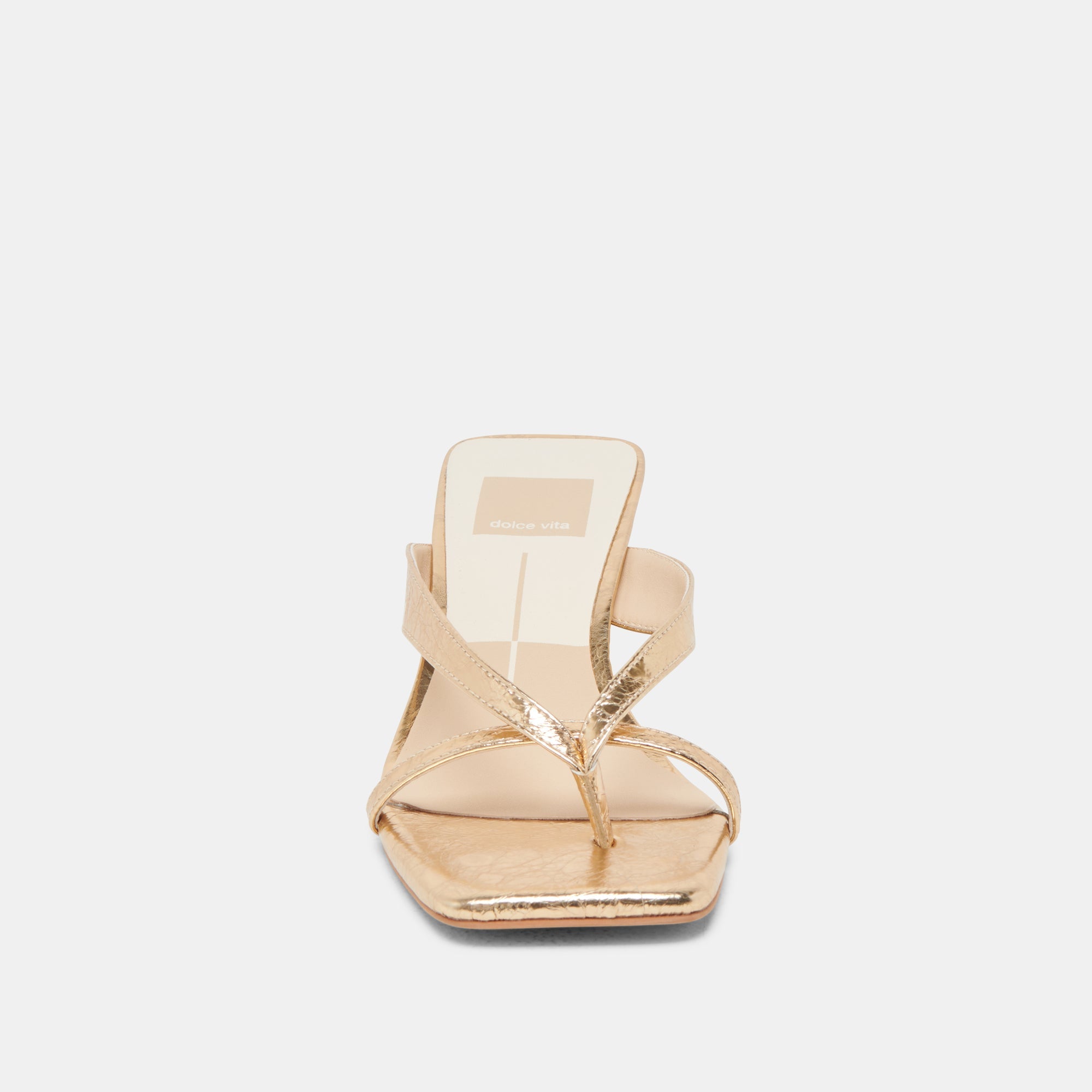 BREVEL HEELS GOLD DISTRESSED LEATHER
 – Dolce Vita / Dolce Vita