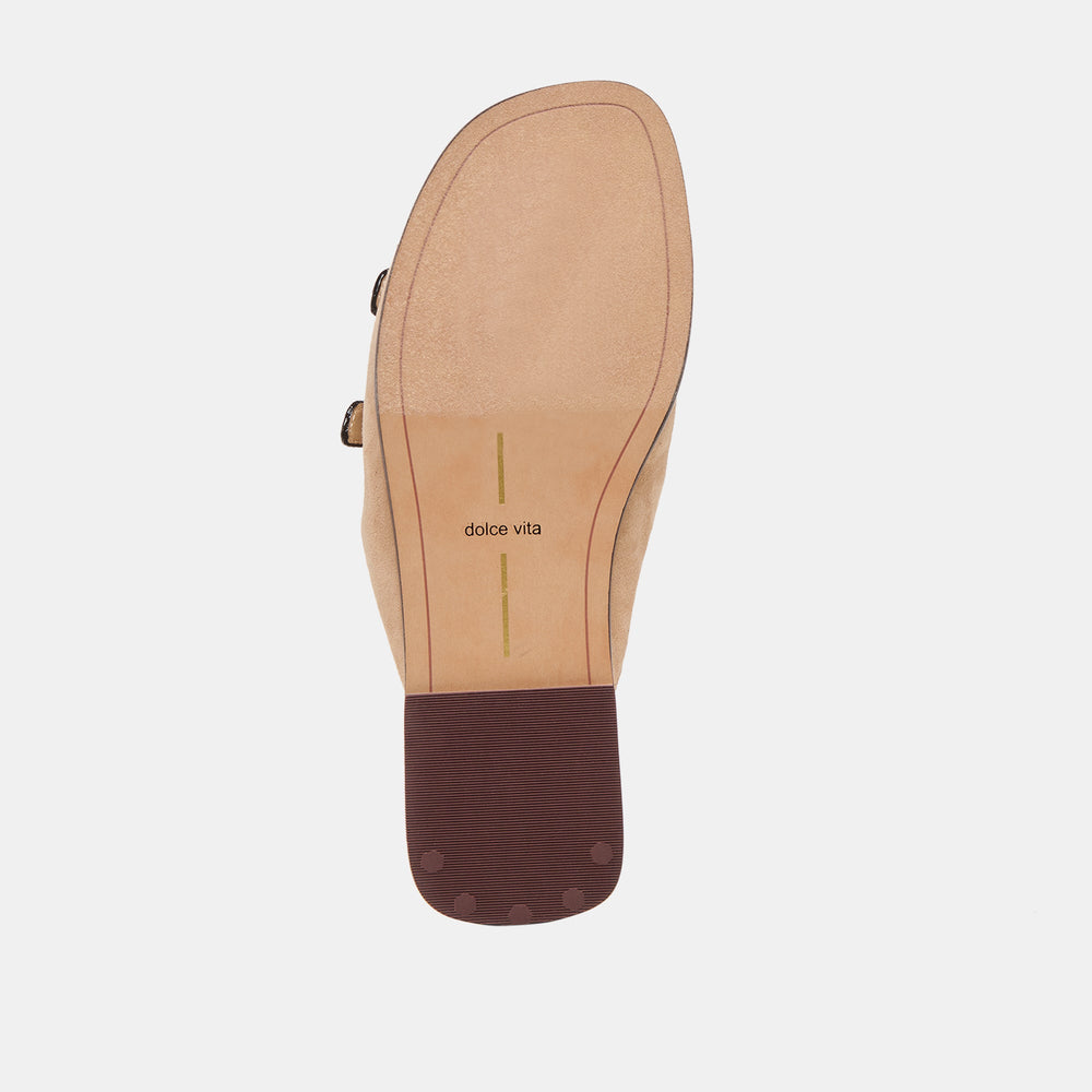 Fin Bamboo Suede Sandals / Dolce Vita