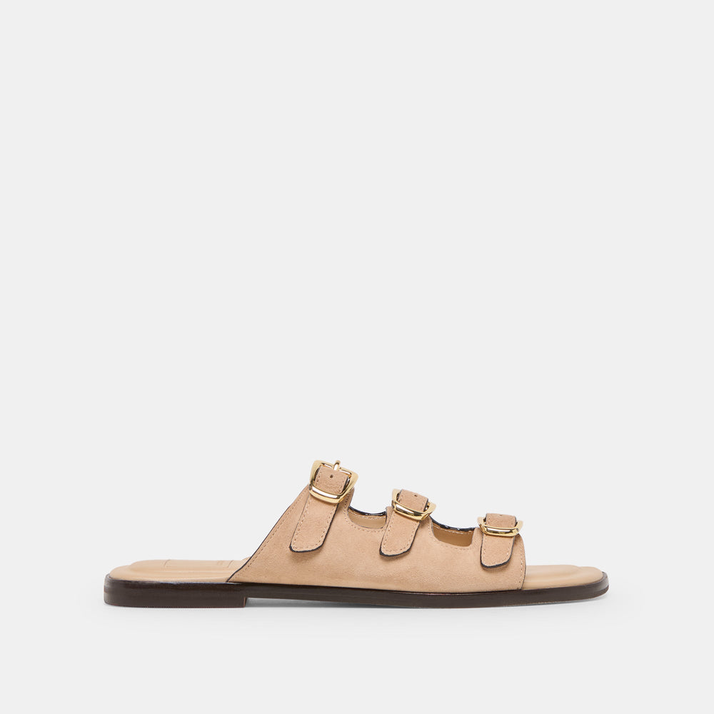 Fin Bamboo Suede Sandals / Dolce Vita