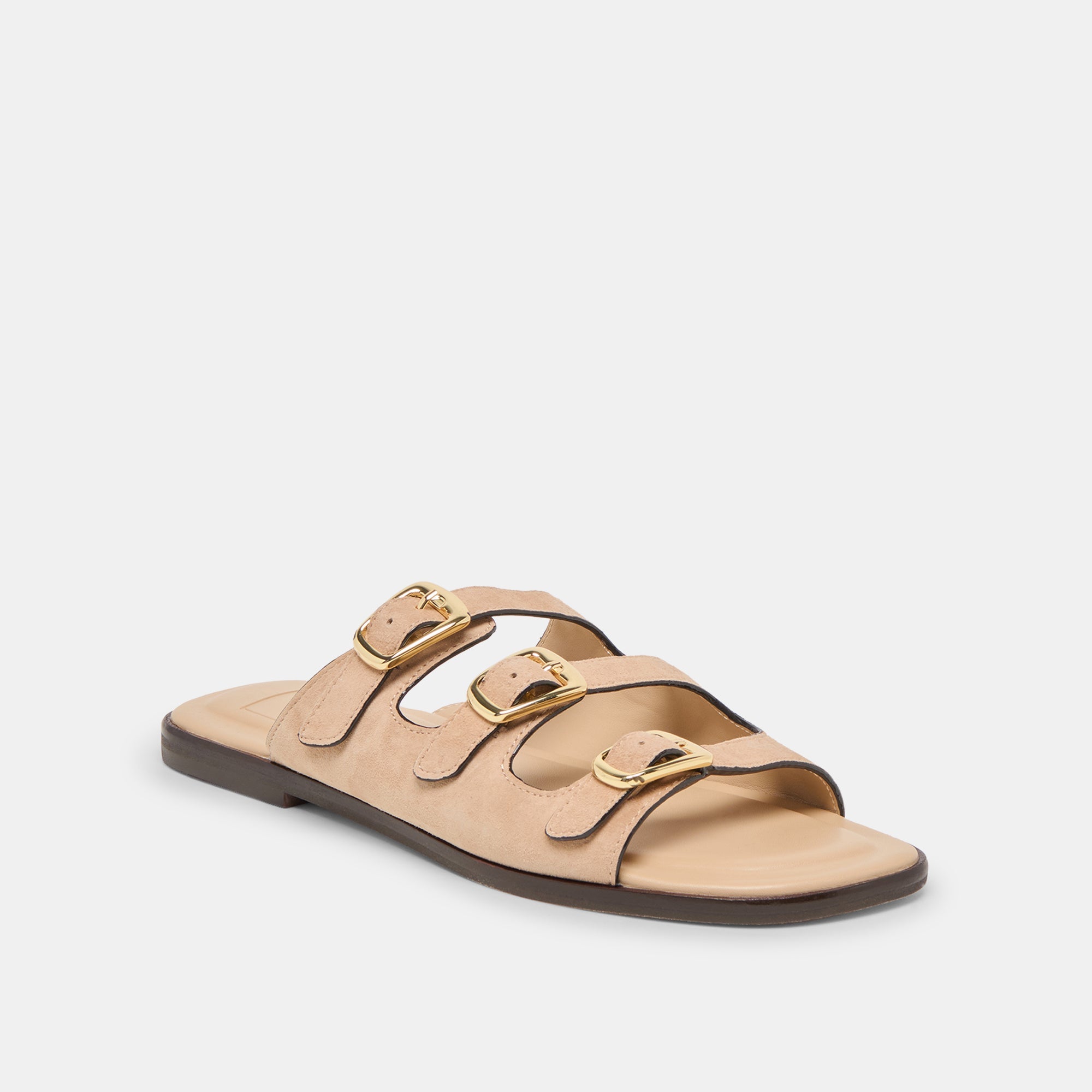 Fin Bamboo Suede Sandals / Dolce Vita
