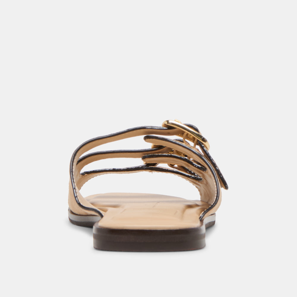 Fin Bamboo Suede Sandals / Dolce Vita