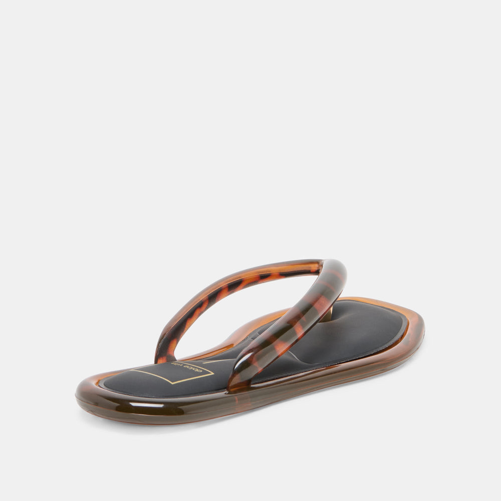 JOZEY Tortoise Jelly Flip-Flop Sandals / Dolce Vita