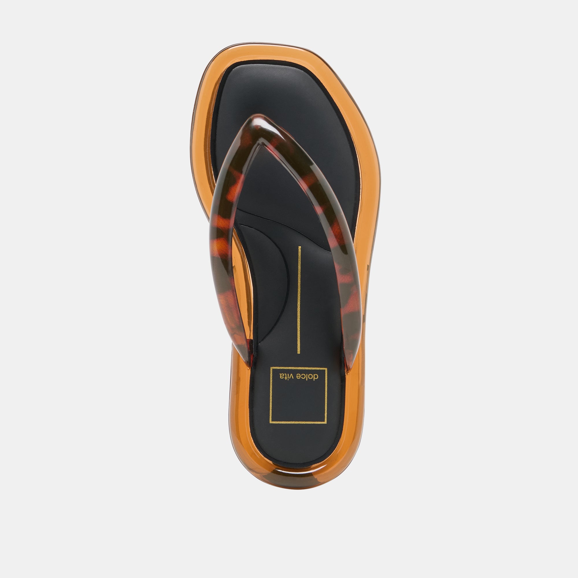 JOZEY Tortoise Jelly Flip-Flop Sandals / Dolce Vita