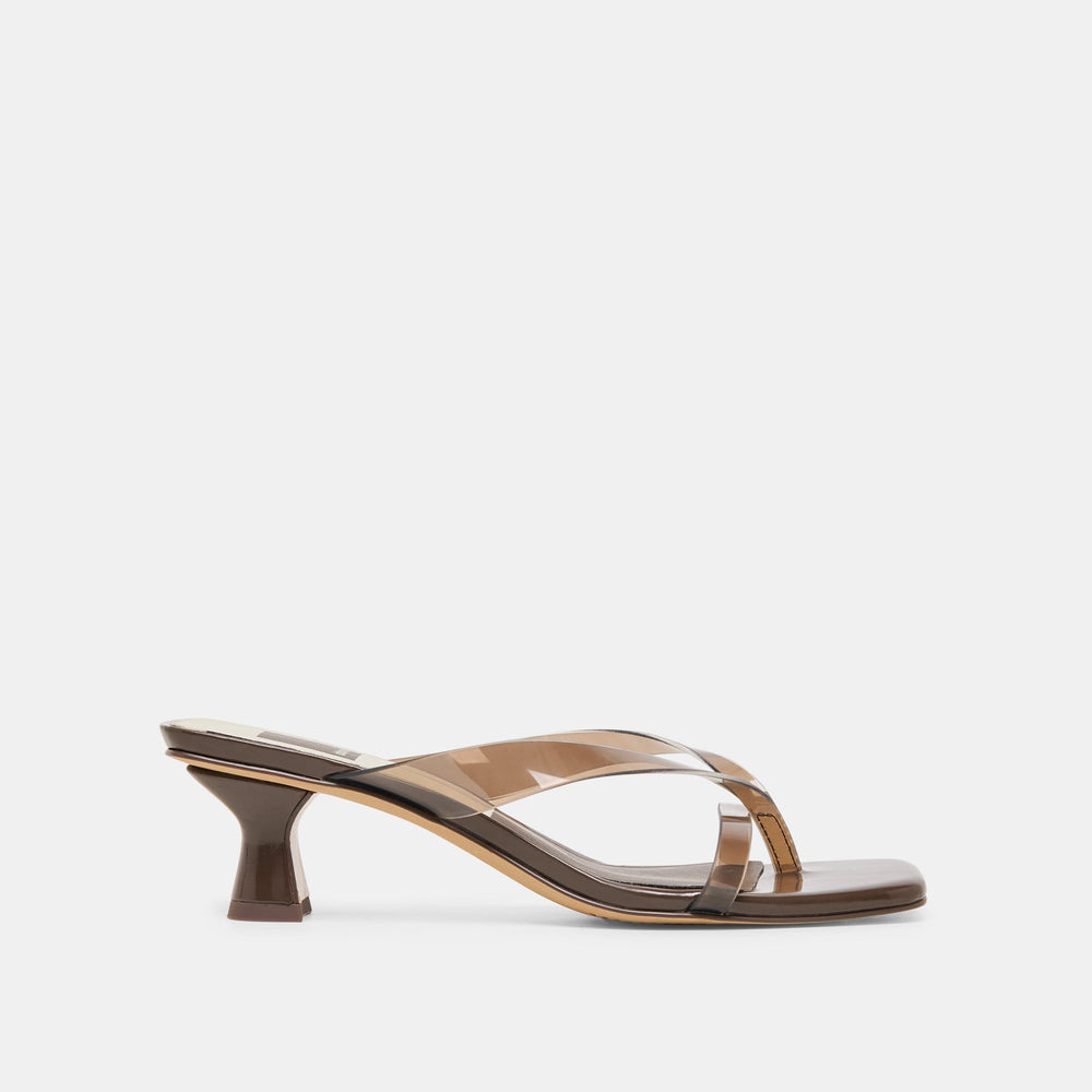Brevel Vinyl Dk Brown Jelly Heels / Dolce Vita