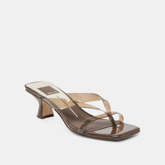 Brevel Vinyl Dk Brown Jelly Heels / Dolce Vita