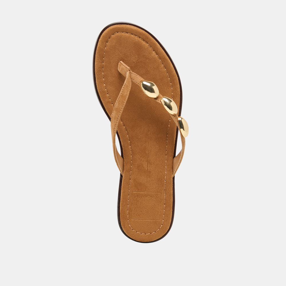 Juny Teak Suede Sandals / Dolce Vita