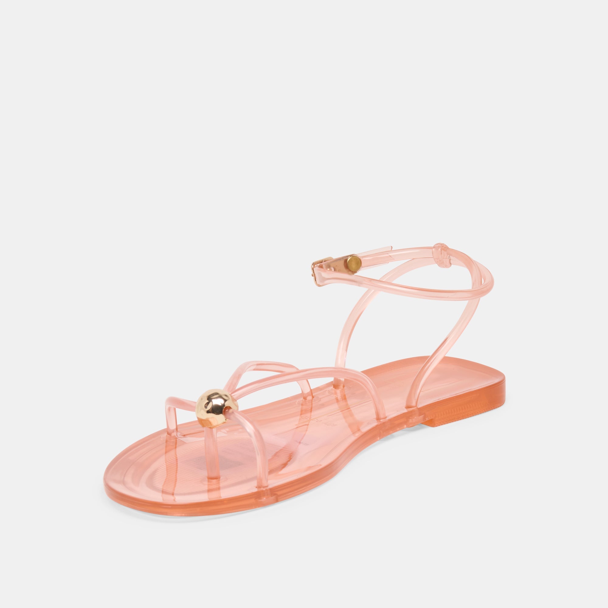 Kenley Vinyl Rose Jelly Sandals / Dolce Vita