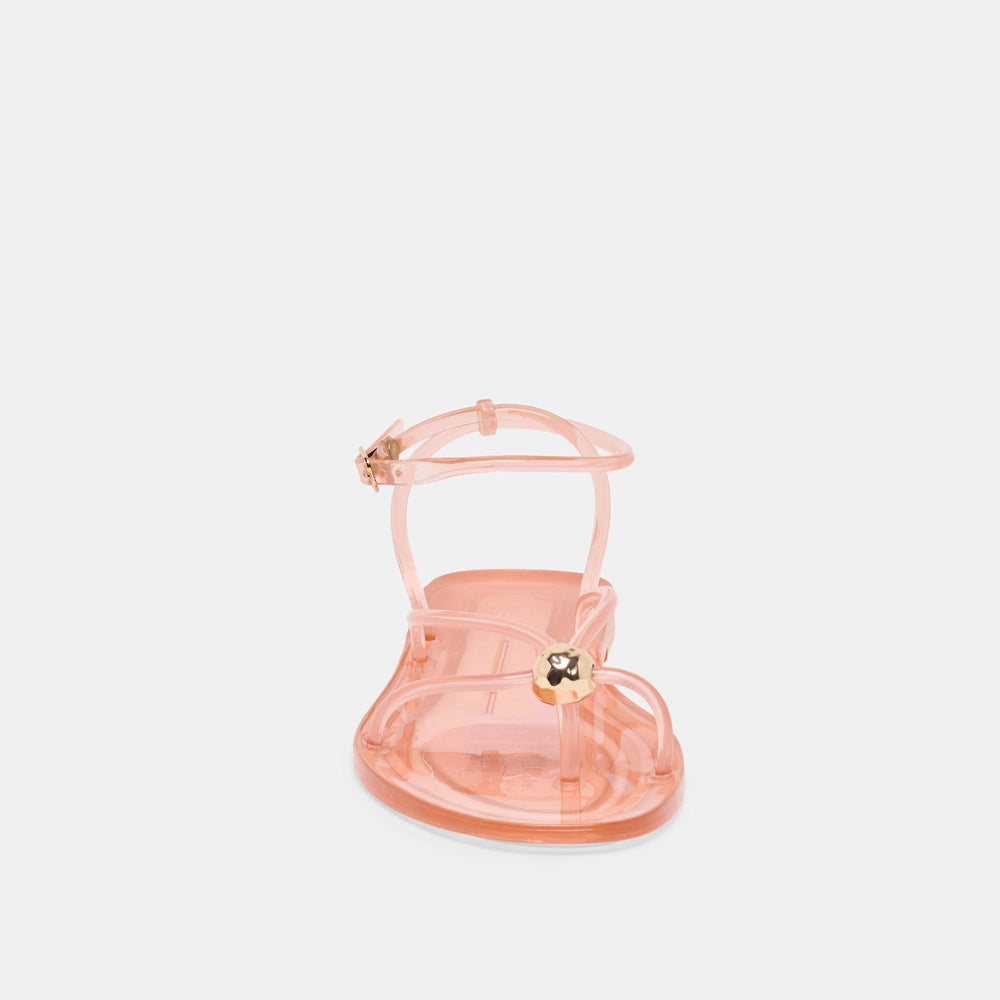 Kenley Vinyl Rose Jelly Sandals / Dolce Vita