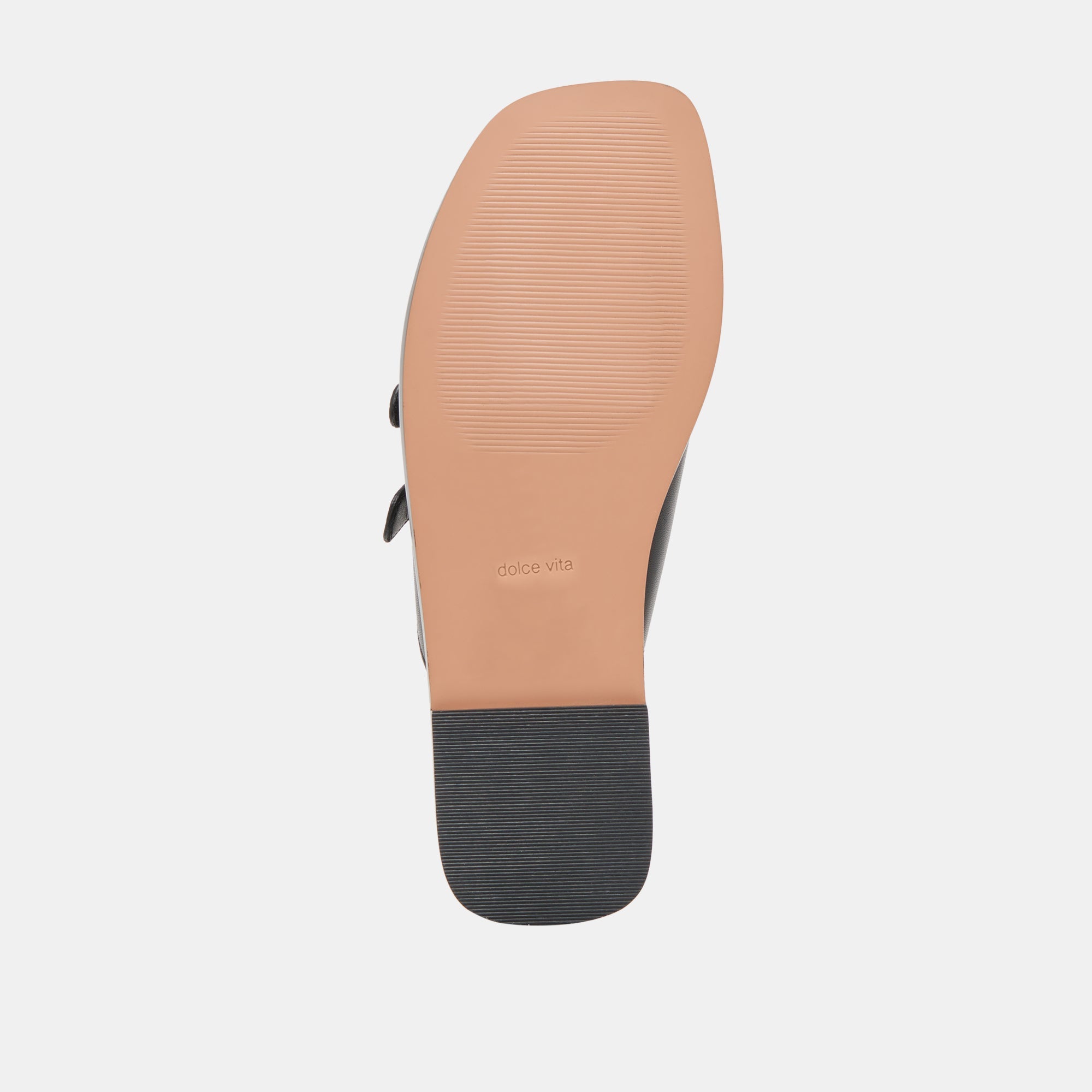 Fin Black Leather Sandals / Dolce Vita