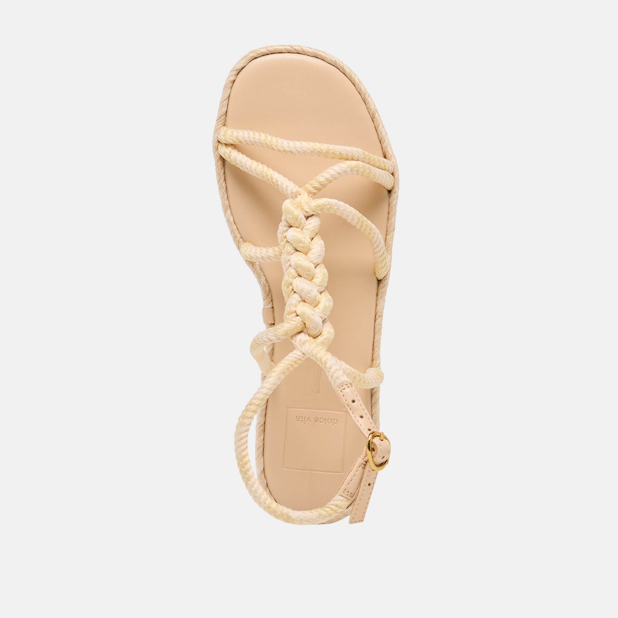 ELYANA Natural Multi Rope Raffia Strappy Sandals / Dolce Vita