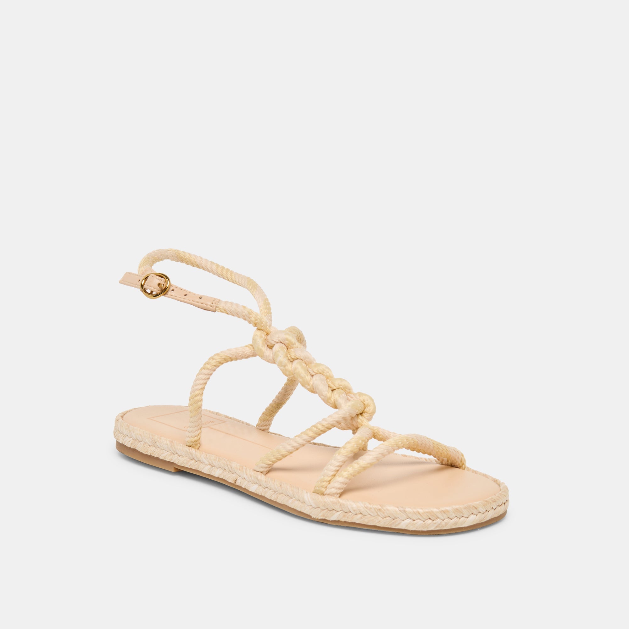 ELYANA Natural Multi Rope Raffia Strappy Sandals / Dolce Vita
