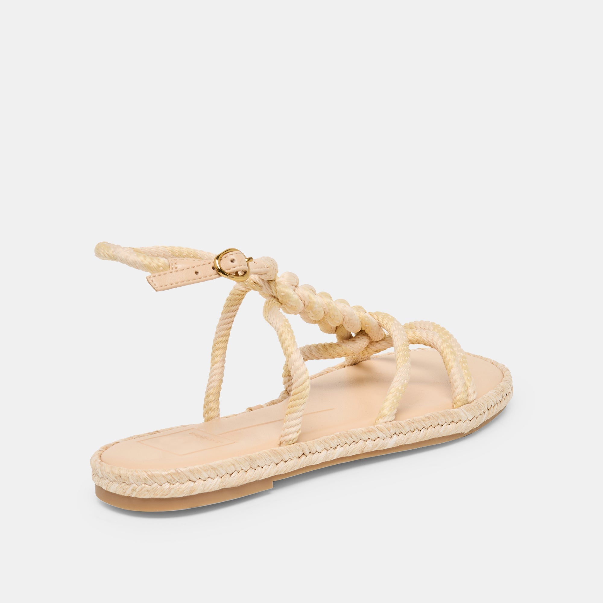ELYANA Natural Multi Rope Raffia Strappy Sandals / Dolce Vita
