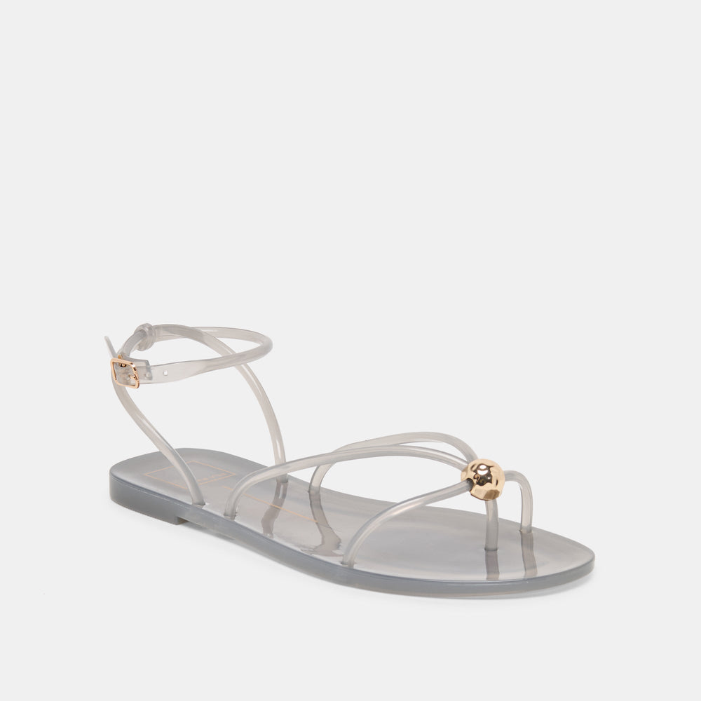 Kenley Vinyl Smoke Jelly Sandals / Dolce Vita