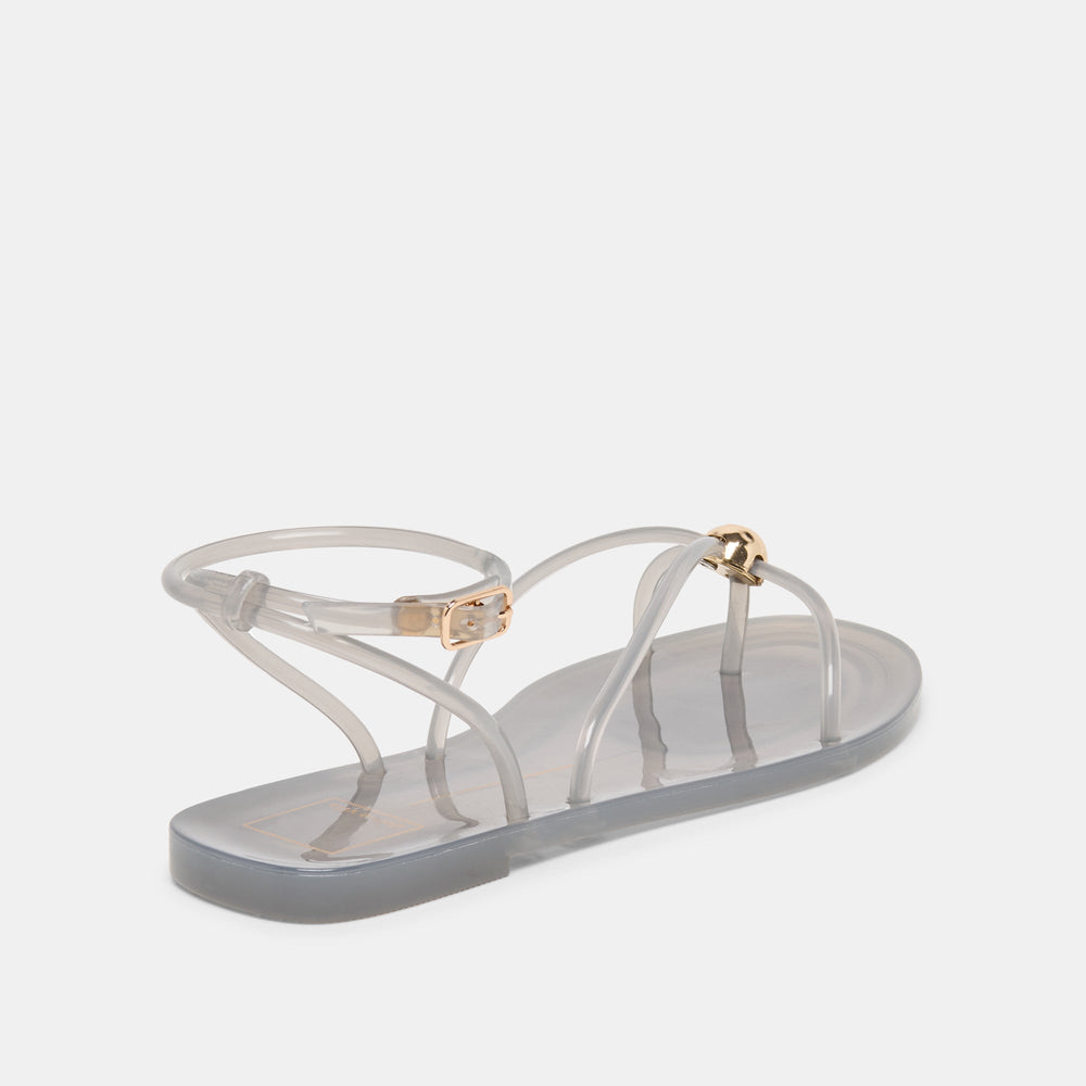Kenley Vinyl Smoke Jelly Sandals / Dolce Vita