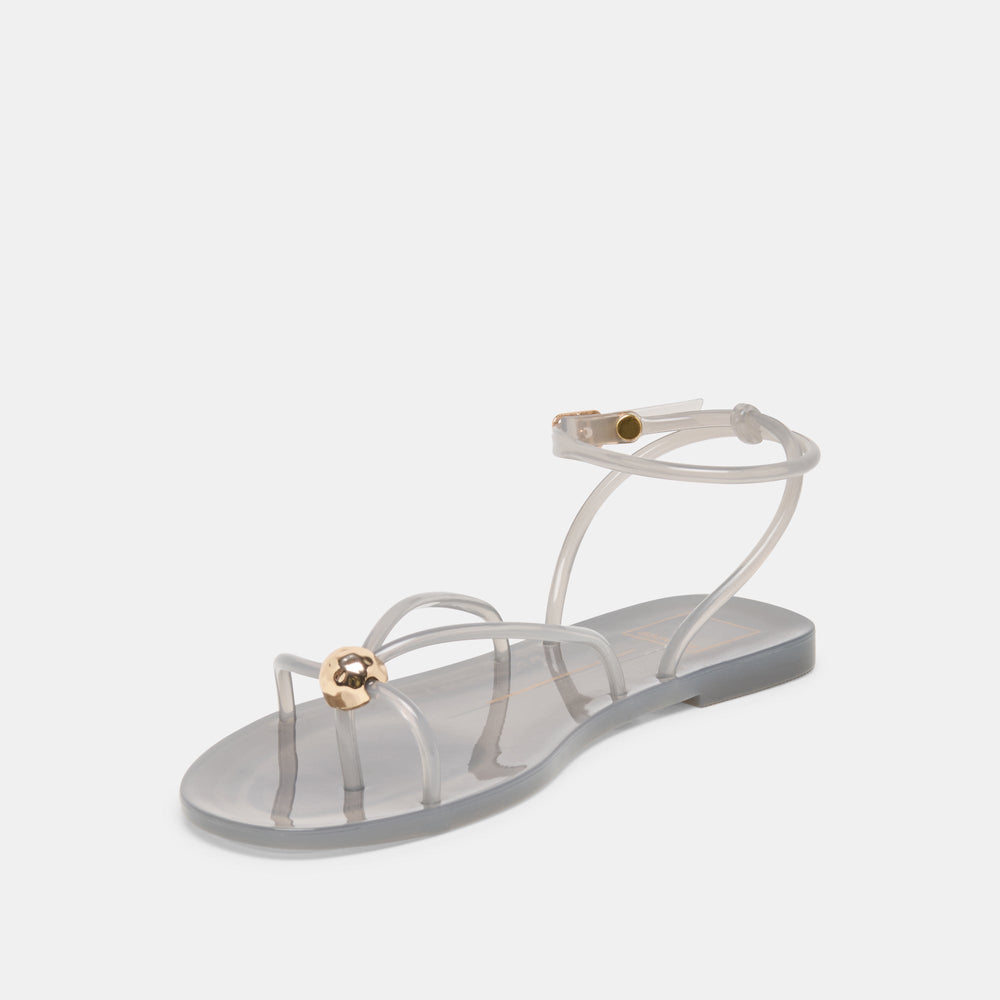 Kenley Vinyl Smoke Jelly Sandals / Dolce Vita