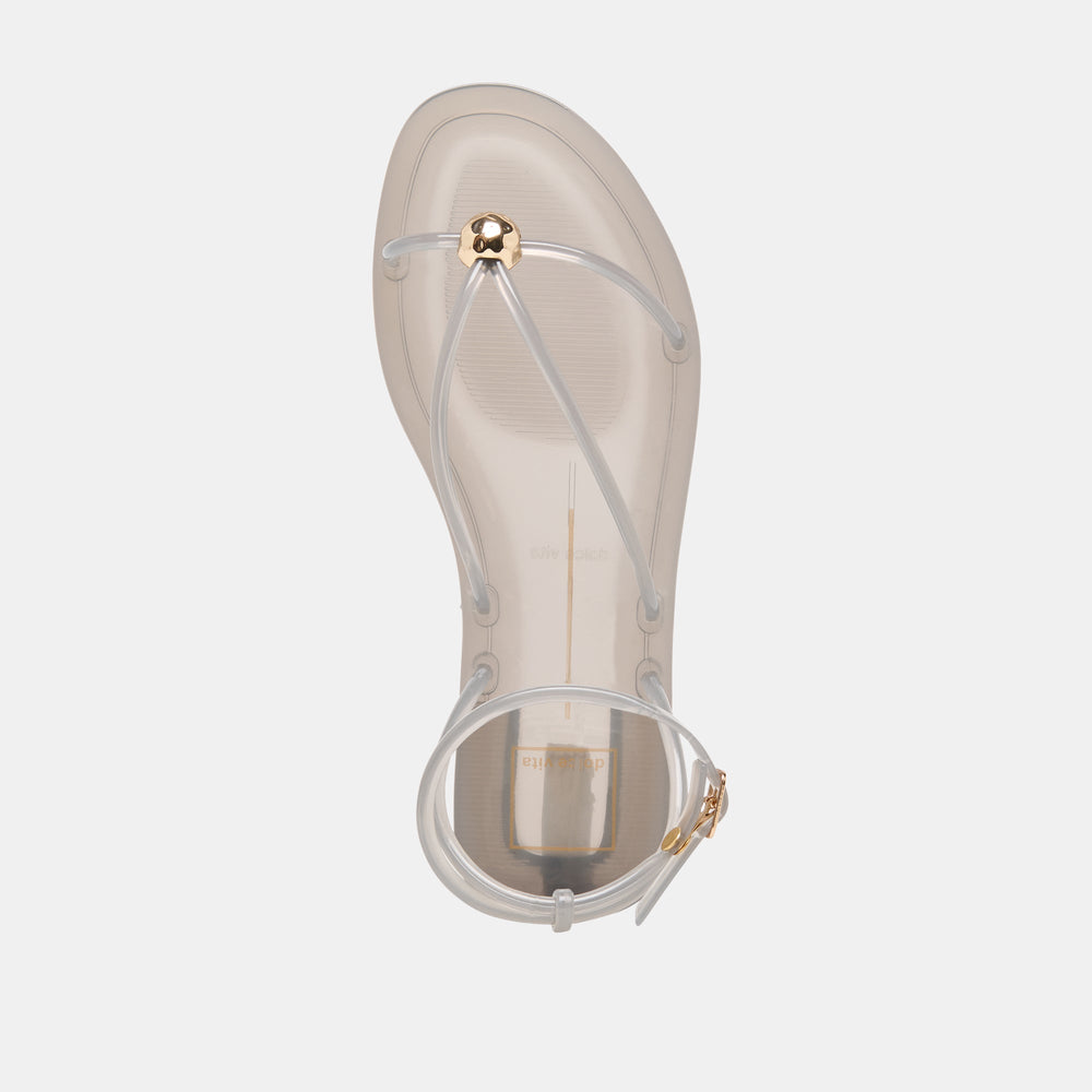 Kenley Vinyl Smoke Jelly Sandals / Dolce Vita