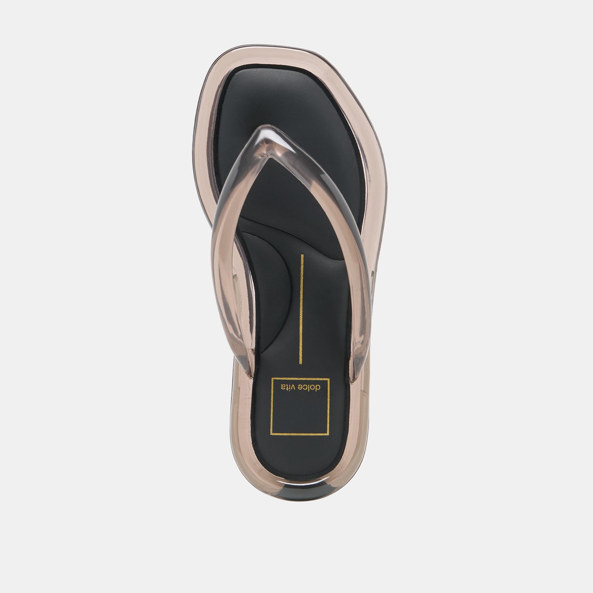JOZEY Black Jelly Flip-Flop Sandals / Dolce Vita