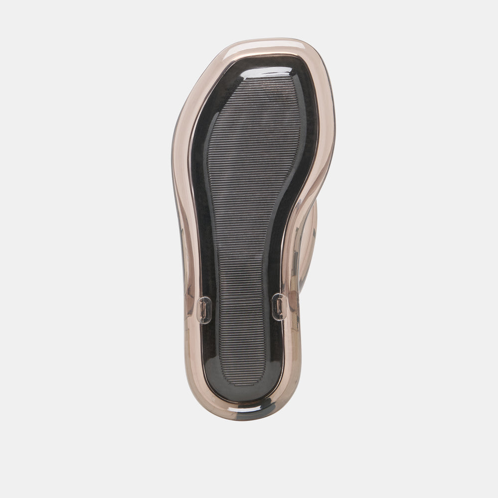 JOZEY Black Jelly Flip-Flop Sandals / Dolce Vita