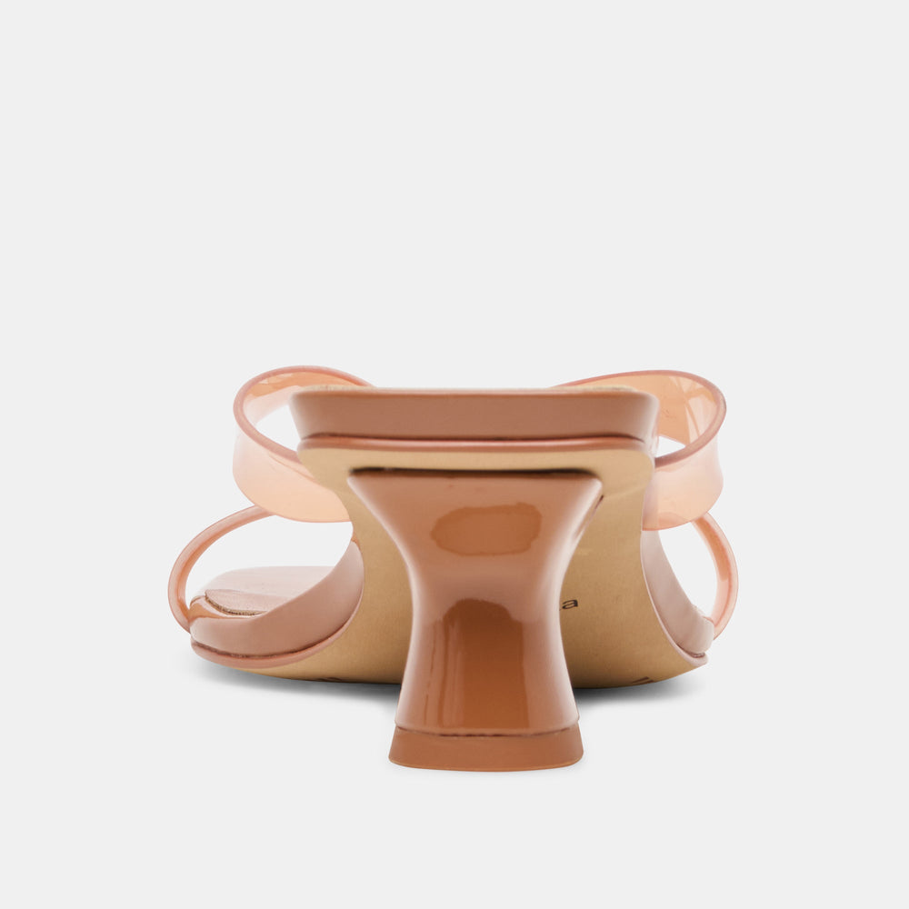 Brevel Vinyl Whiskey Jelly Heels / Dolce Vita