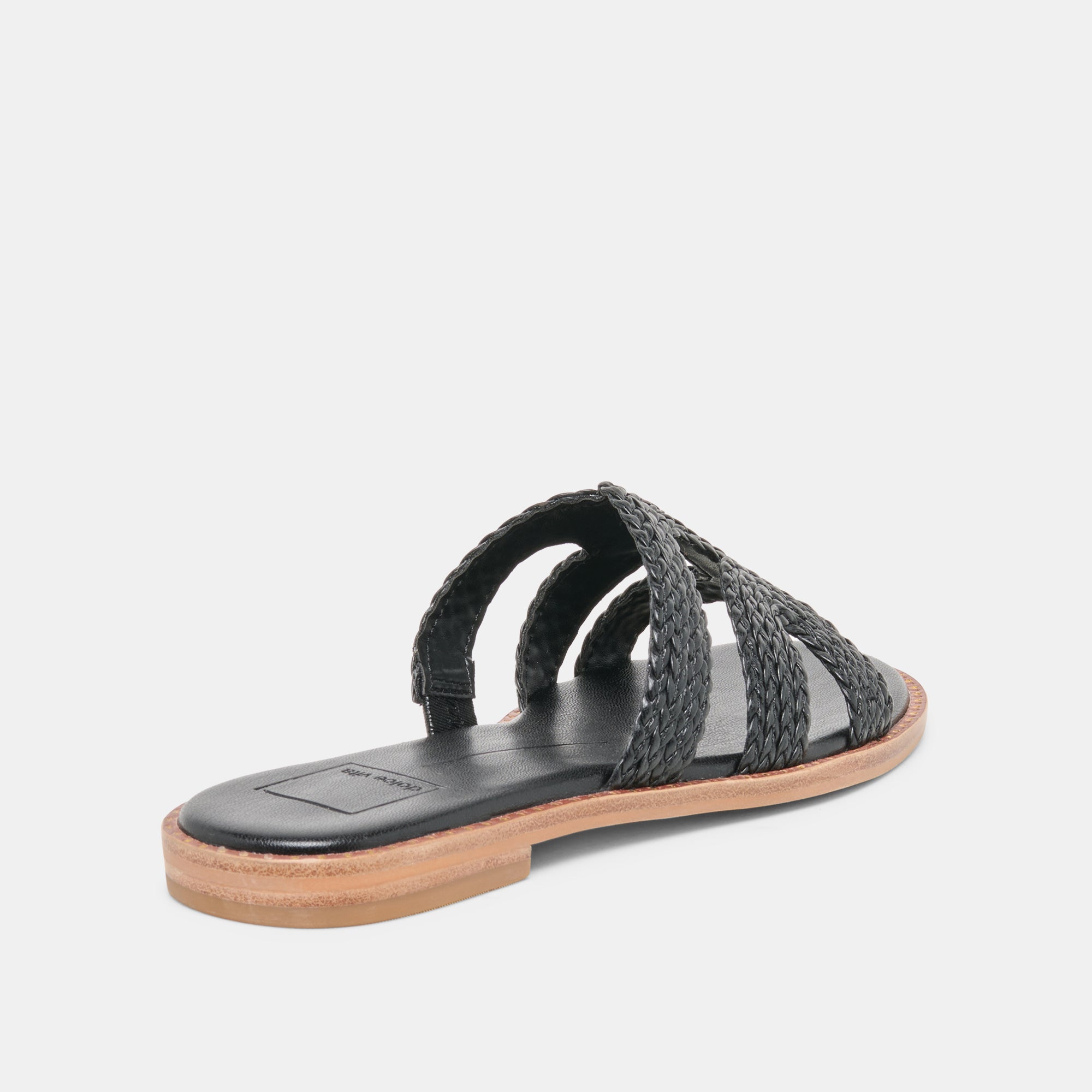 EMON Black Stella Slide Open-Toe Sandals / Dolce Vita